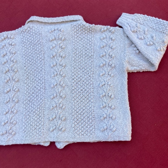 Deidre McGuire Cream Cardigan - Cotton/Linen Size M (approx) - Picture 10 of 13